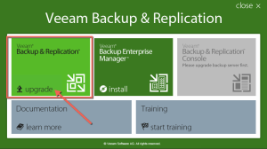 18 - Upgrade Backup and Replication Splash