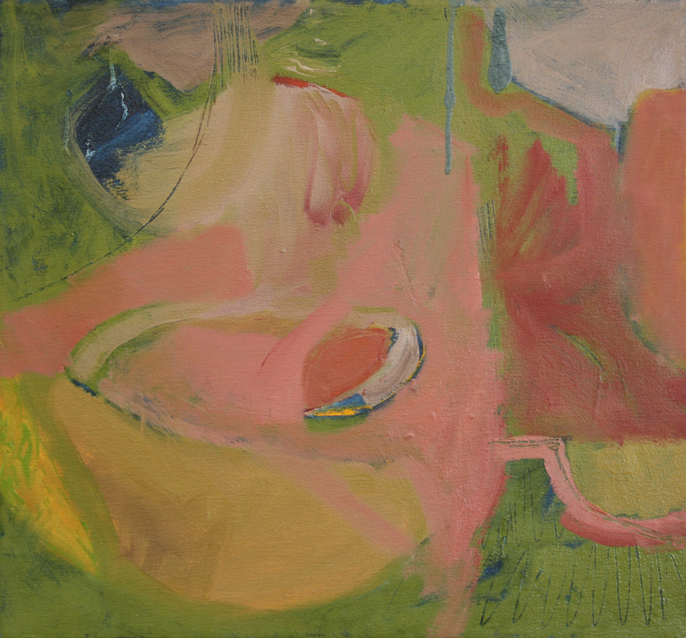 A Different Way HomeOil on canvas. 60cm x 55cm.