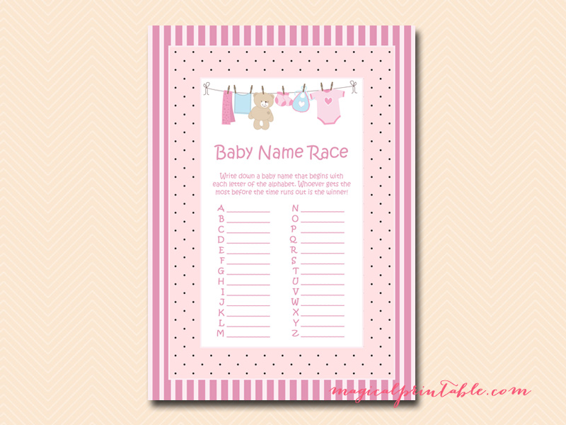 Clothesline Girl Baby Shower Games Magical Printable clothesline-girl-baby-shower-games-magical-printable