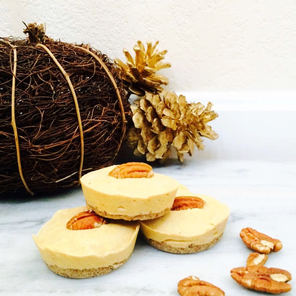 Low Carb No Bake Pumpkin Cheesecake