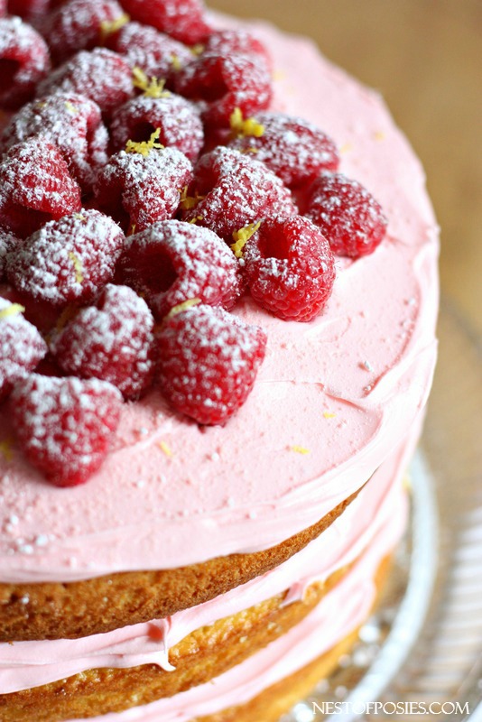 Lemon Raspberry Cake