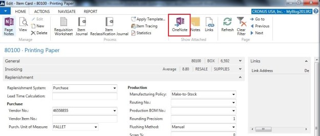 OneNote-Record-Notes-In-Ribbon-Dynamics-NAV