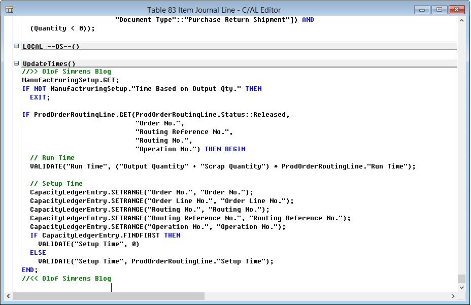 Code-To-Calculate-Setup-and-Run-Time-In-Output-Journal-Dynamics-NAV