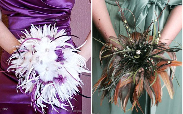 feather bouquets