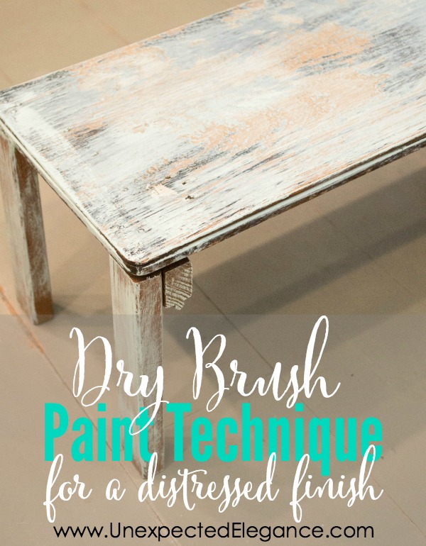 Dry Brush Paint Technique {Video Series} Unexpected Elegance