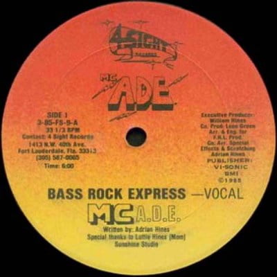 MC ADE - Bass Rock Express