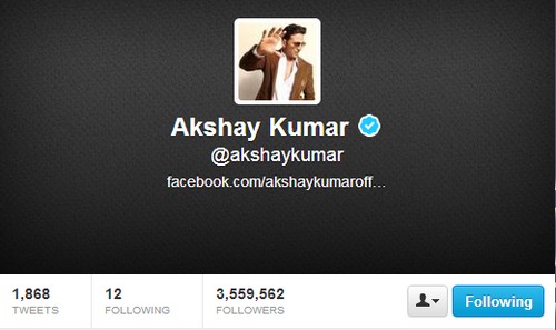 Popular Twitter Celebs in India