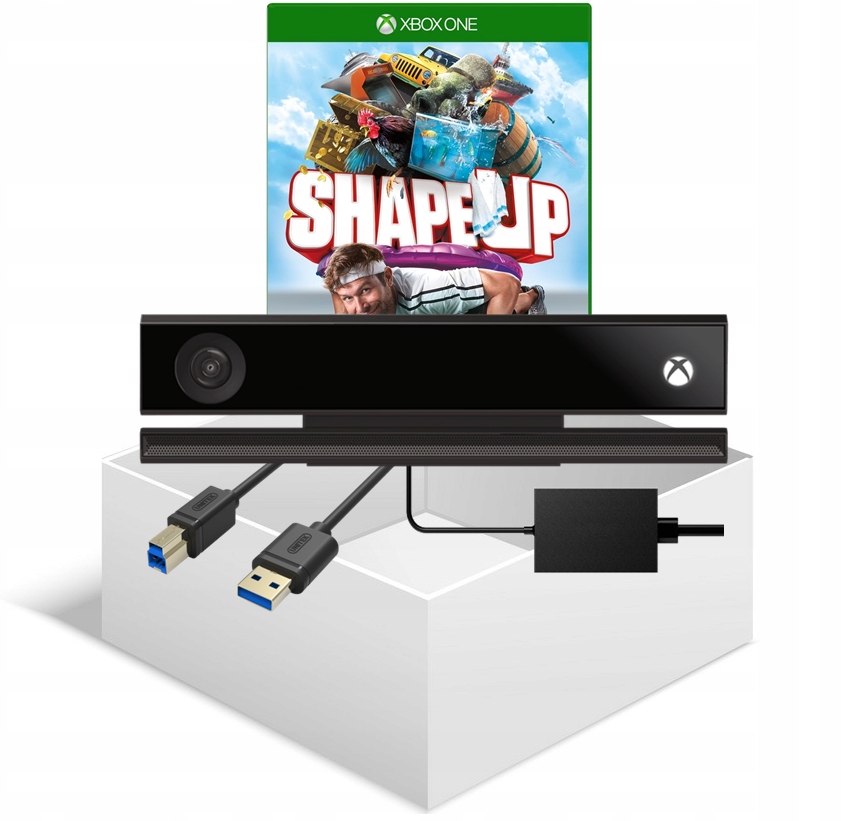 KINECT XBOX ONE S X PC Adapter +GRA SHAPE UP 7612384326