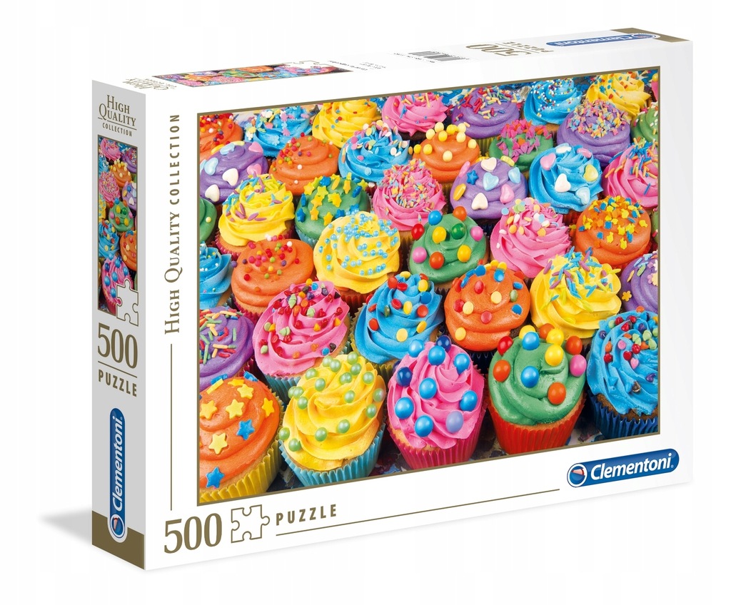 CLEMENTONI PUZZLE 500 EL KOLOROWE CIASTECZKA 35057 7633542710