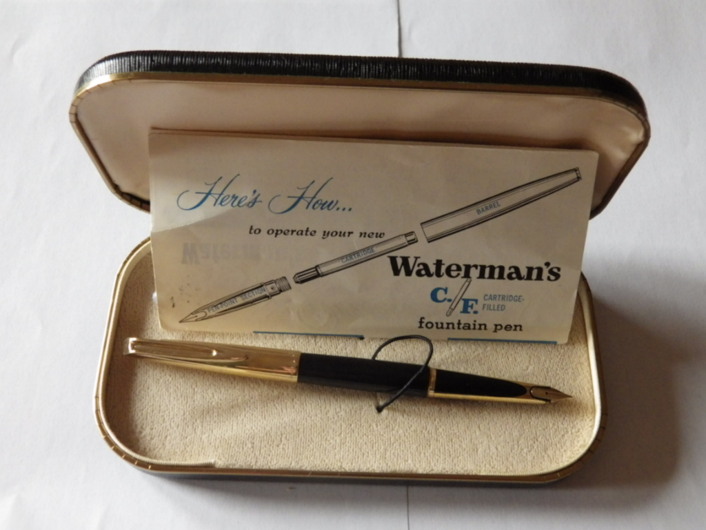 Pióro wieczne Waterman C/F (CF) złota stalówka USA 7260307858