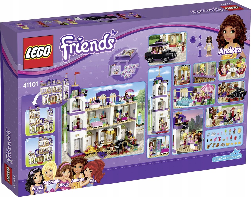 LEGO FRIENDS 41101 GRAND HOTEL. OKAZJA! 7665092898