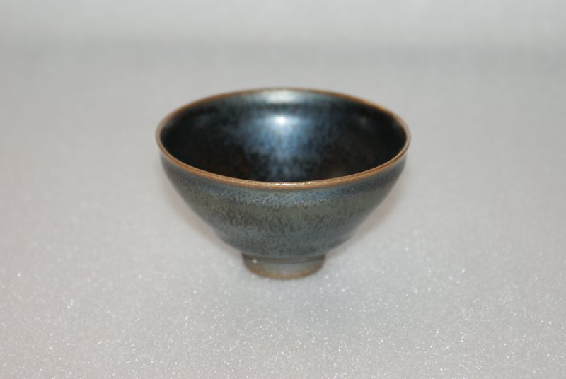 Sake Cup with Tenmoku Glaze, Kamada Kōji Mia