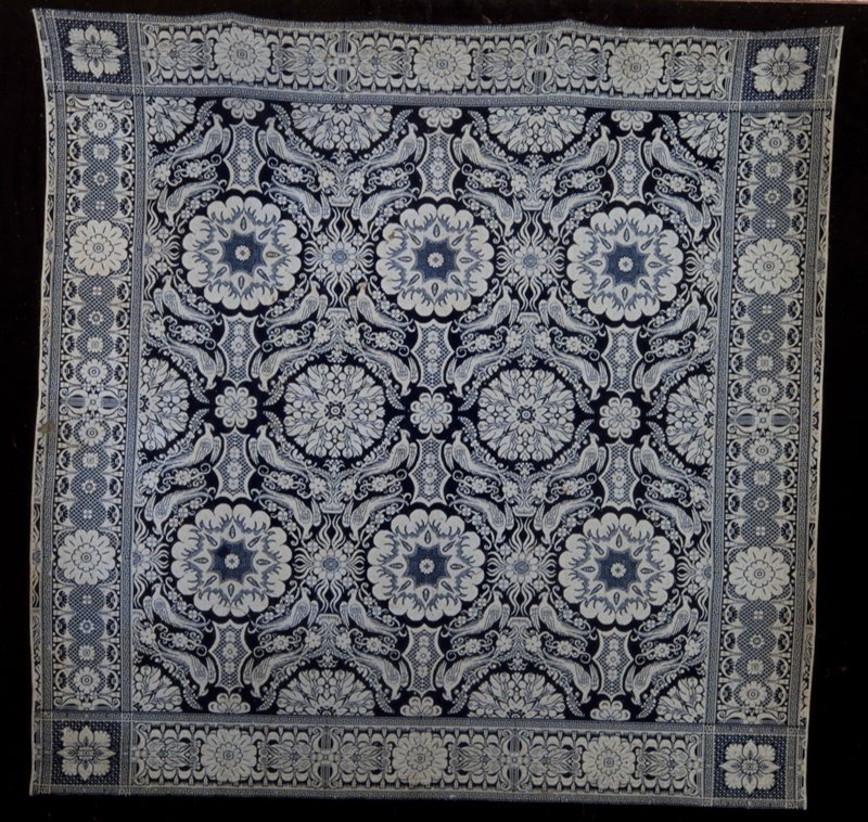 Jacquard Coverlet, United States Mia