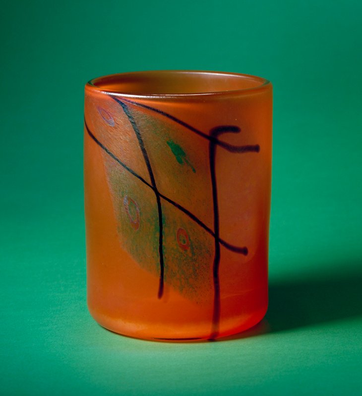 Vase from the "Blanket" series, Dale Chihuly Mia