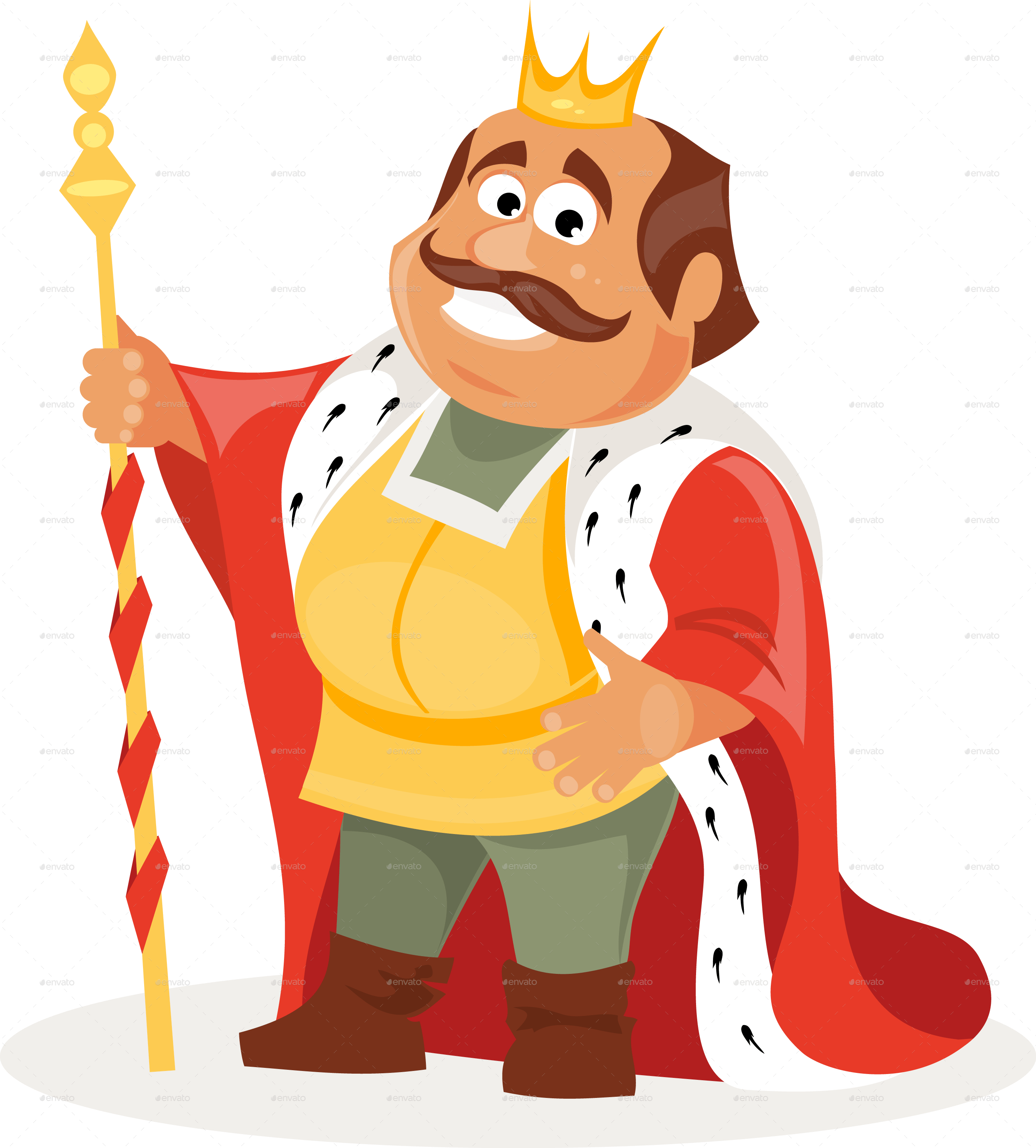 Cartoon King by artbesouro GraphicRiver