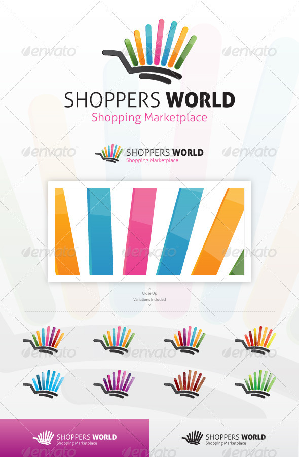 Shoppers World Logo GraphicRiver