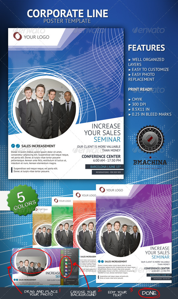 Increase Your Sales Poster Template GraphicRiver