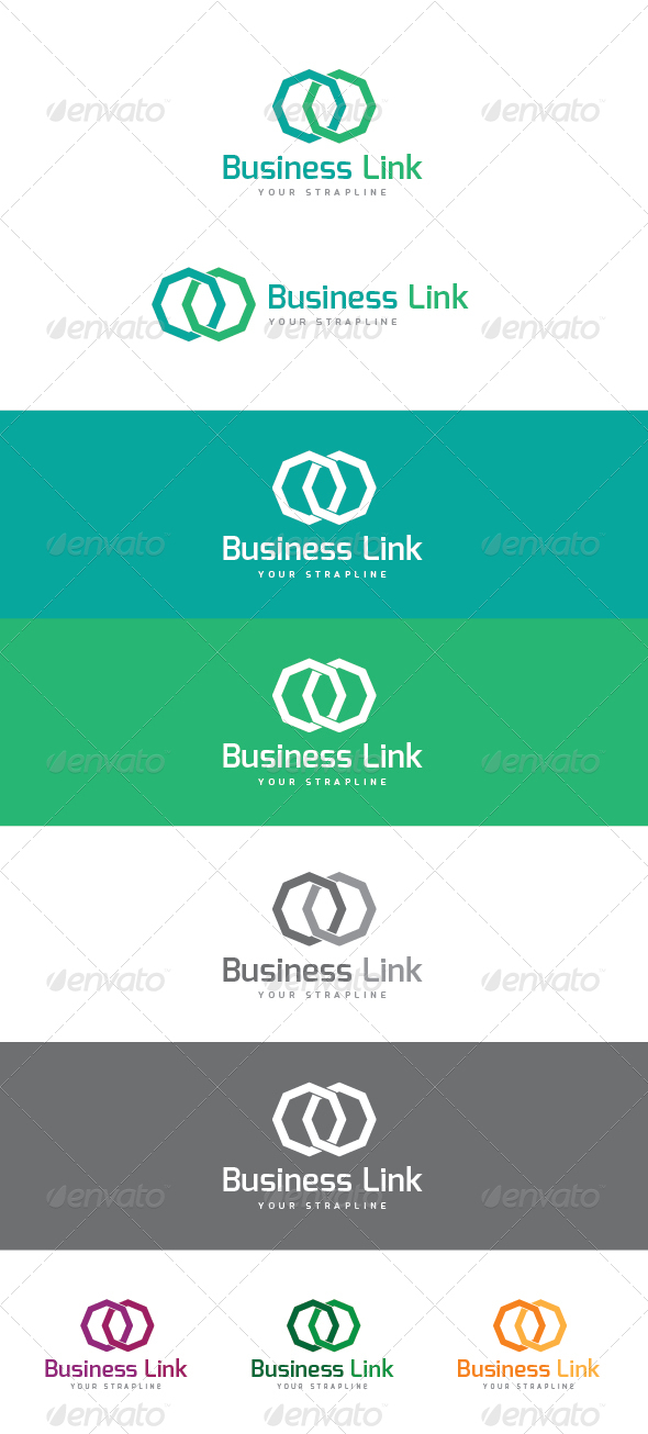 Business Link Logo GraphicRiver