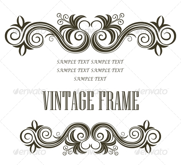 Vintage Framing Header and Footer GraphicRiver
