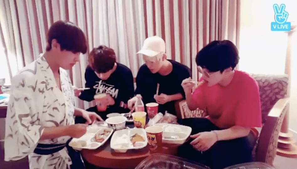 BTS’s Jimin Films Jungkook And V Dancing In Their Hotel Hallway To Earn