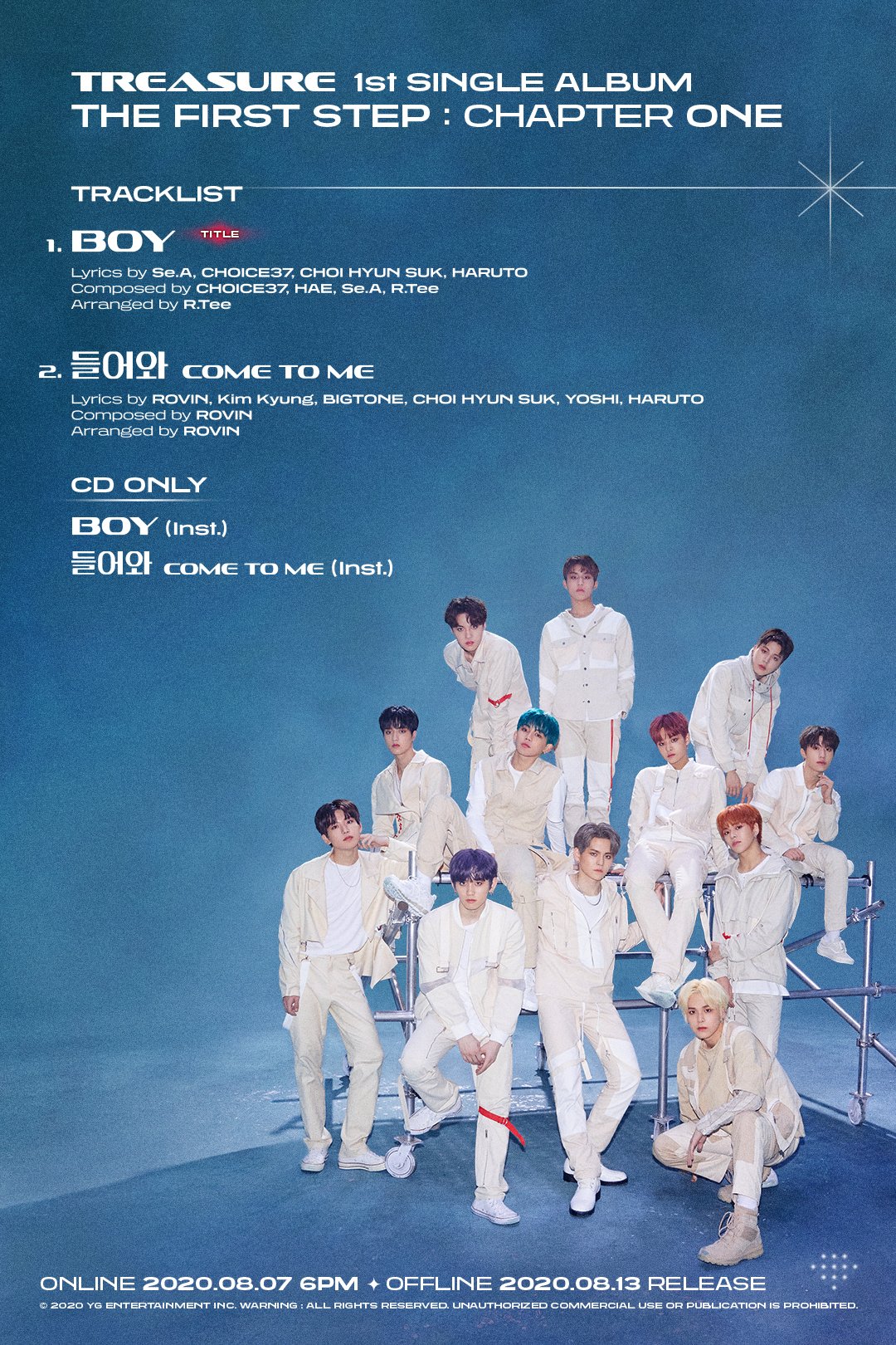 Update TREASURE Celebrates Arrival Of Their LongAwaited Debut Day With Countdown Posters