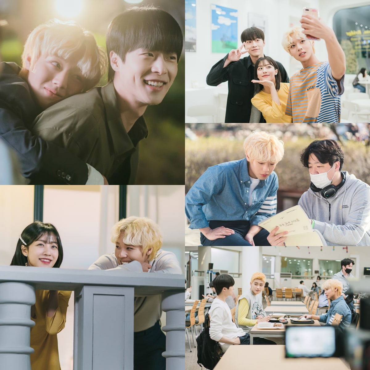 Park Ji Hoon met l'ambiance partout où il va sur le tournage de "À