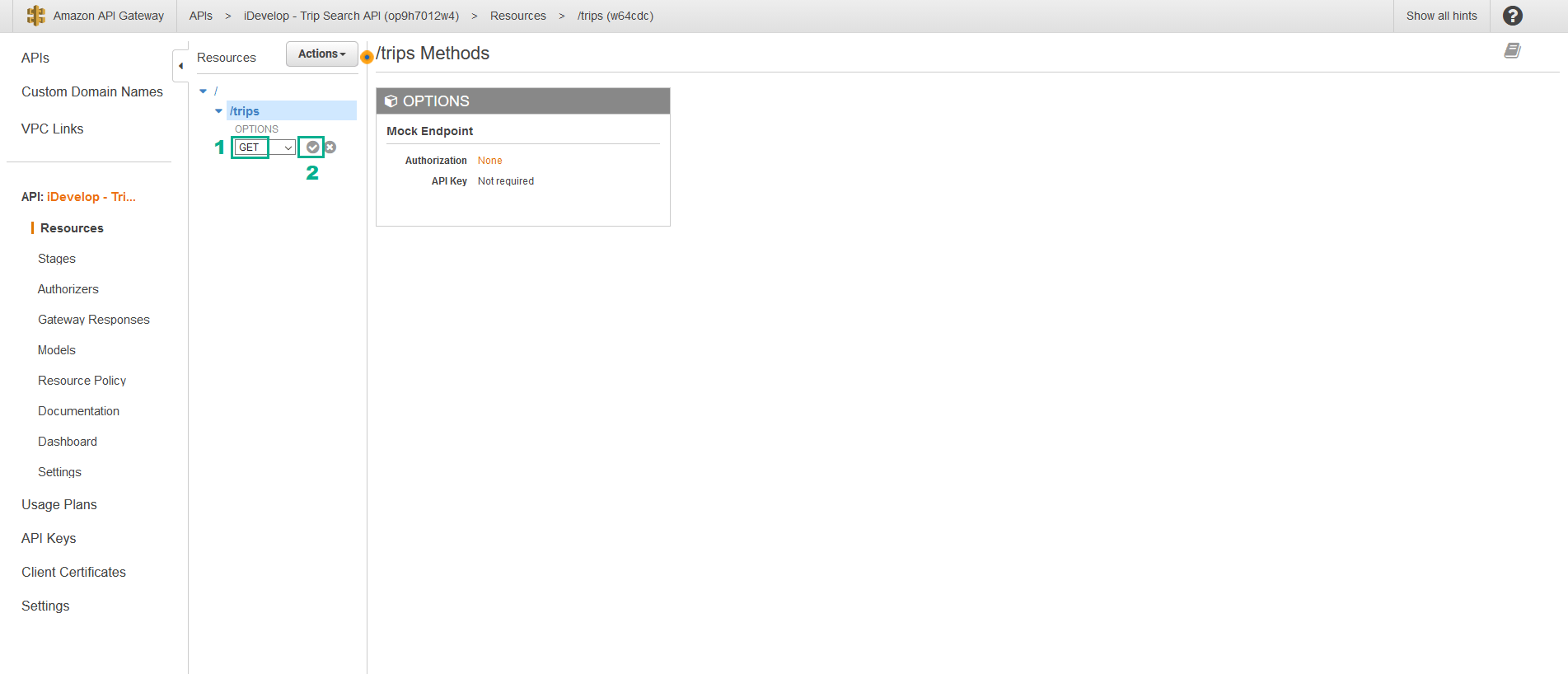 Create And Expose the API with Amazon API Gateway DevAx Monoliths