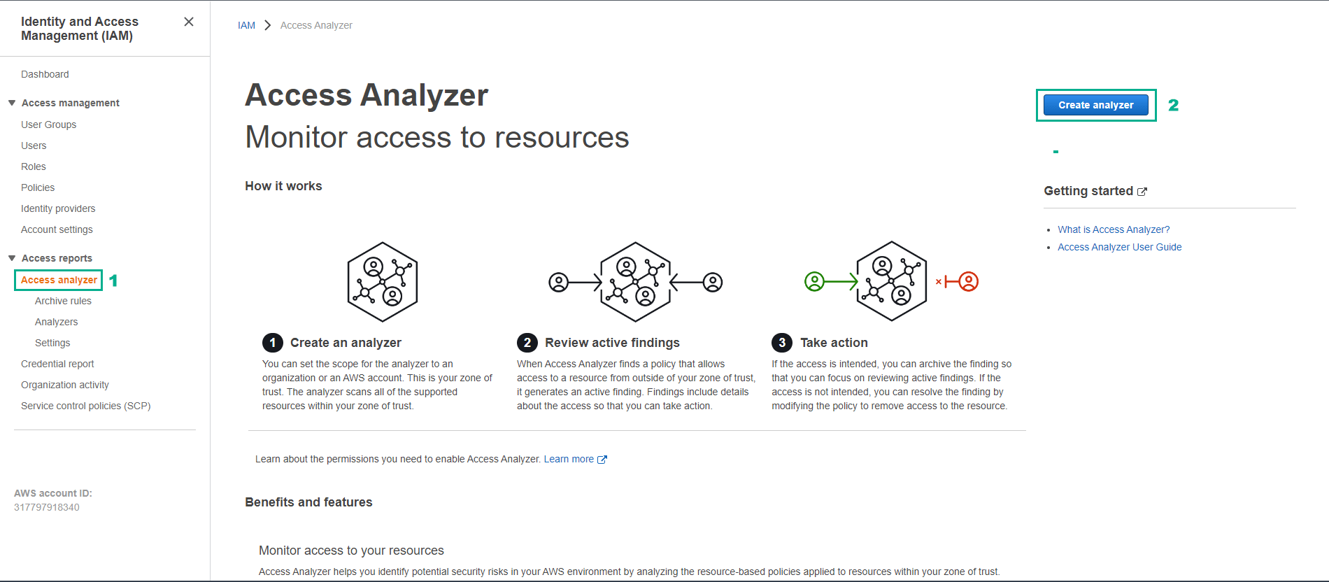 Using Amazon Access Analyzer for S3 S3 SECURITY BEST PRACTICES