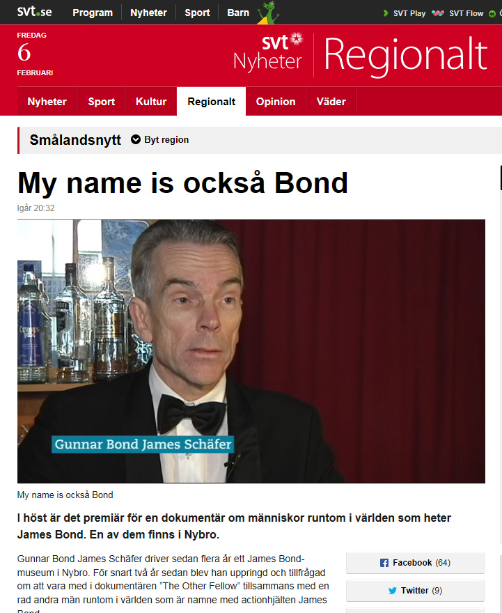 Bond, James Bonds. Can anyone ever live up to that name? WORLD PREMIERE
