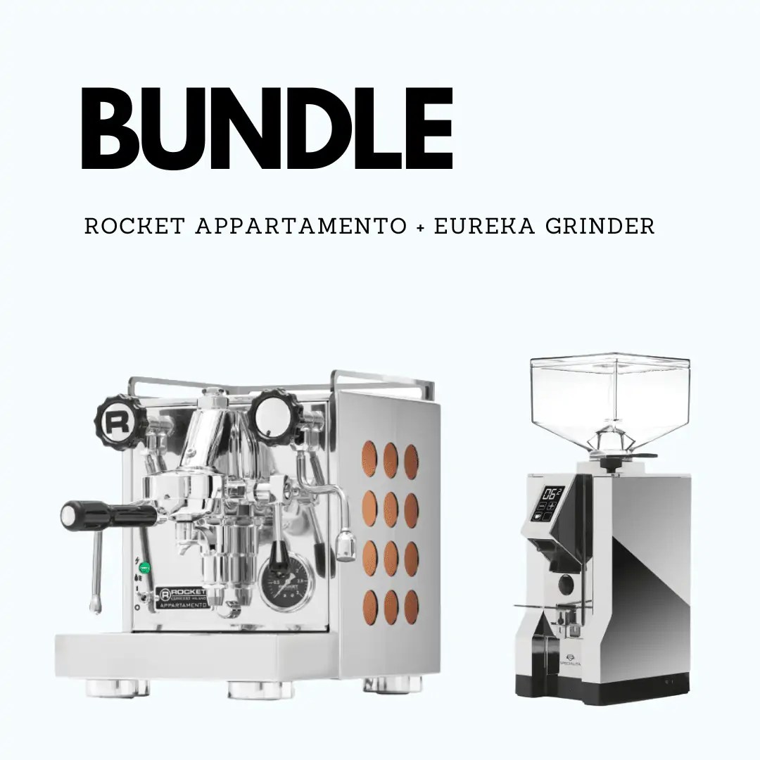 Bundle Rocket Appartamento Polished + Eureka Specialita Grinder