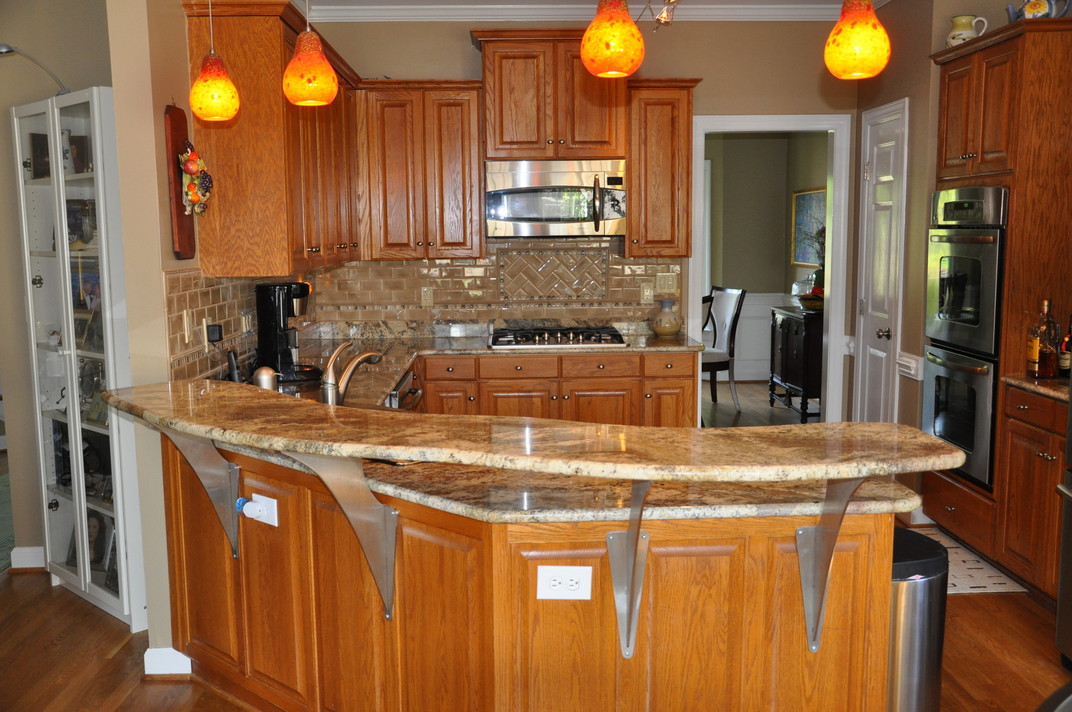 kitchen granite countertops, CityRock Countertops Inc., Raleigh, NC Raleigh, NC River Bordeaux