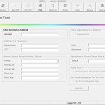 LabTrak Test Screen
