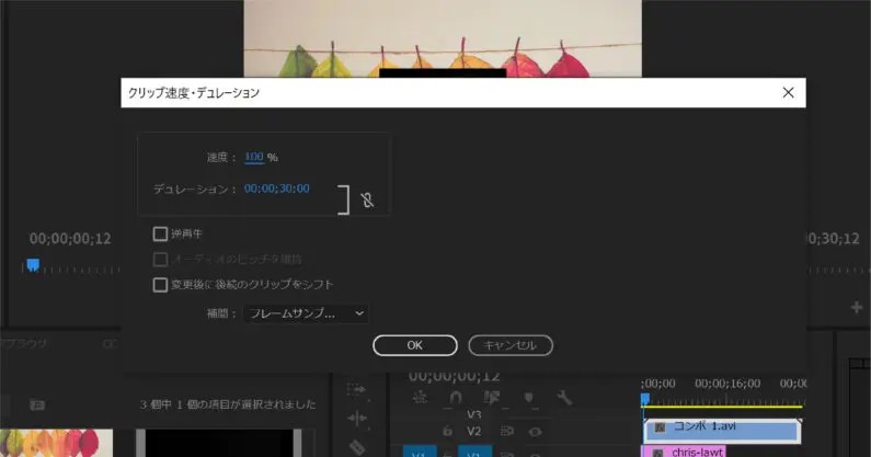 Premiere Proの基本！スロー、ループ、逆再生、倍速の動画を作る方法