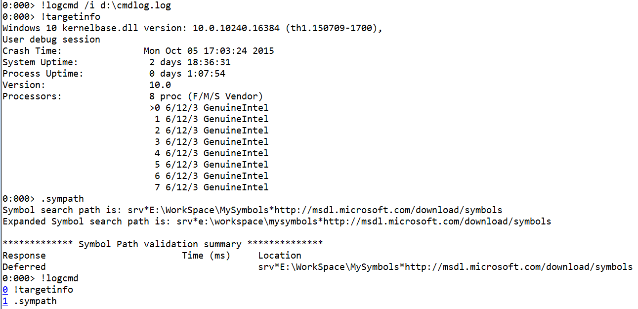 GitHub 0cch/0cchext 0CCh Windbg extension include some useful commands