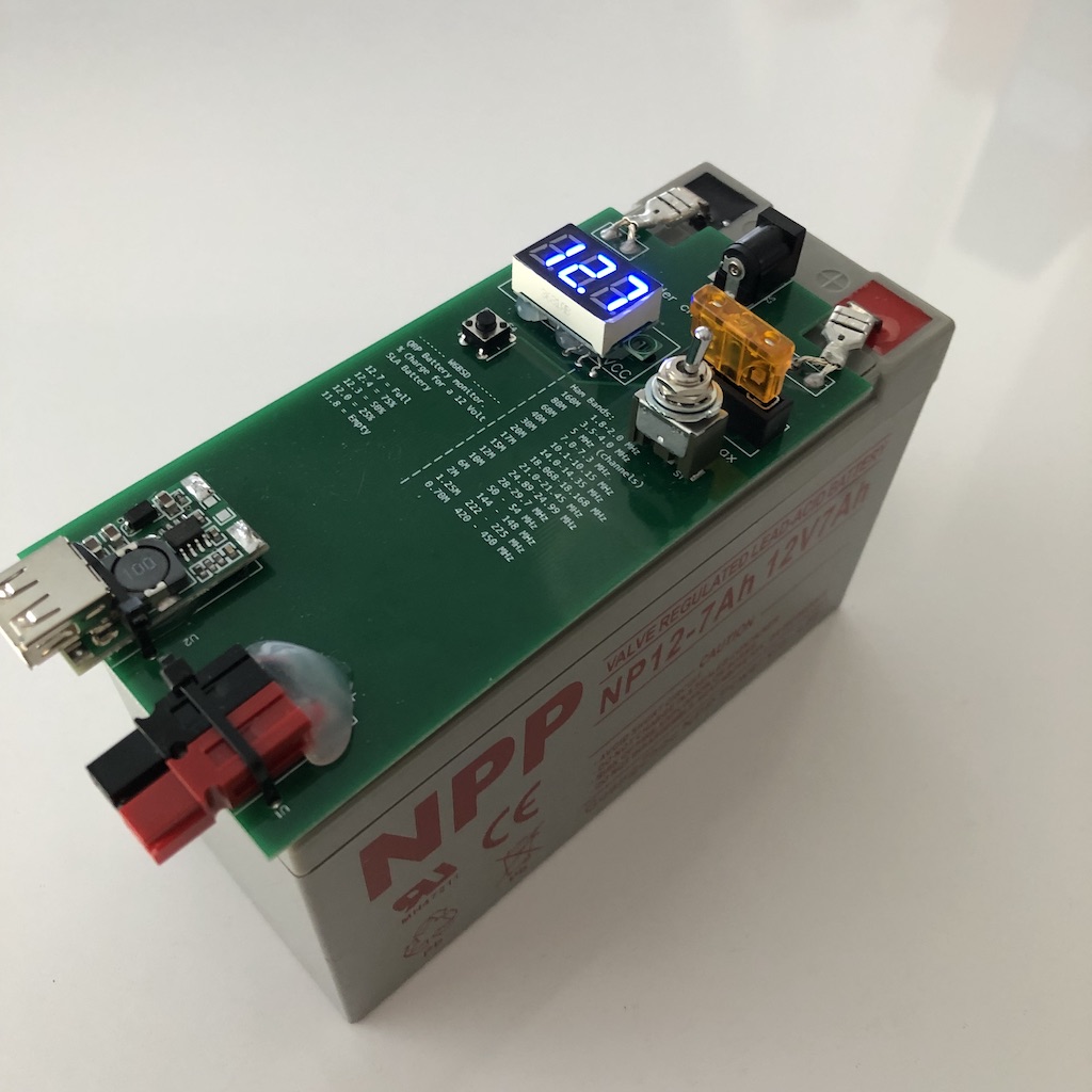 Battery Monitor for QRP operations 0x9900