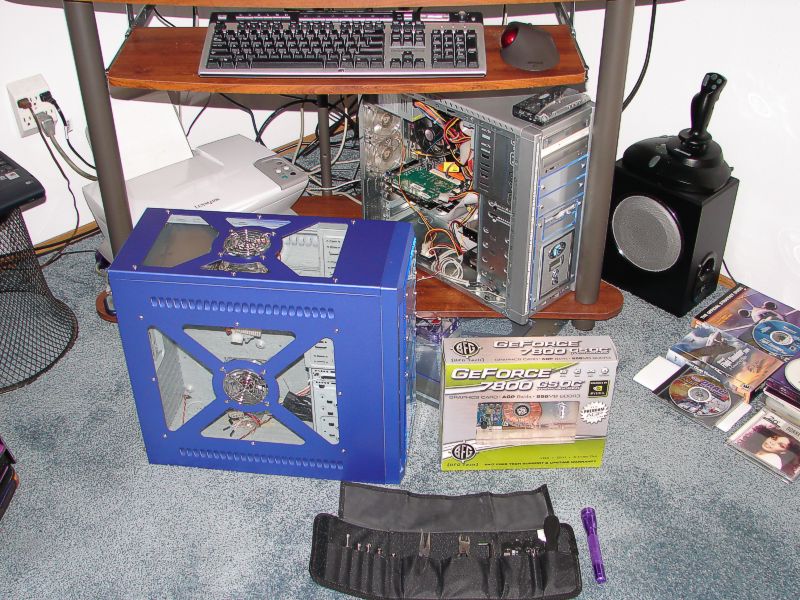 New power supply has burnt smell?