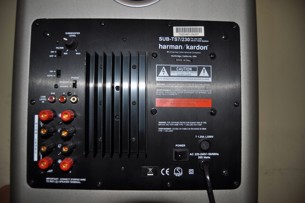 HARMAN KARDON SUBTS7/230 7549538434 oficjalne archiwum Allegro