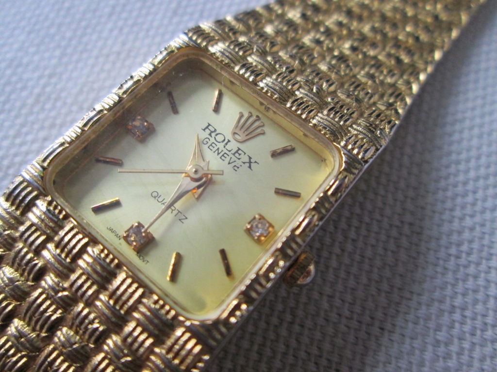 zegarek damski rolex geneve japan movt replika prl 7764327803