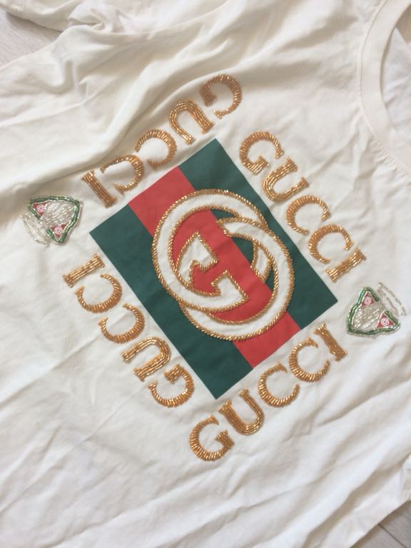 Tshirt damski Gucci L 7391707882 oficjalne archiwum Allegro