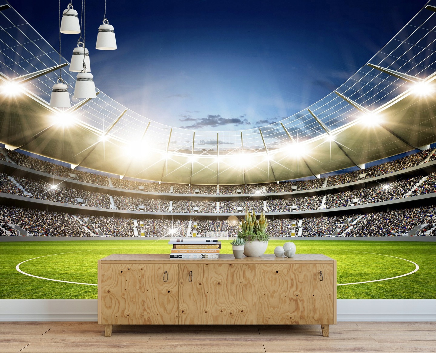 Fototapeta 3D Stadion Piłka Nożna 400x280 F00489