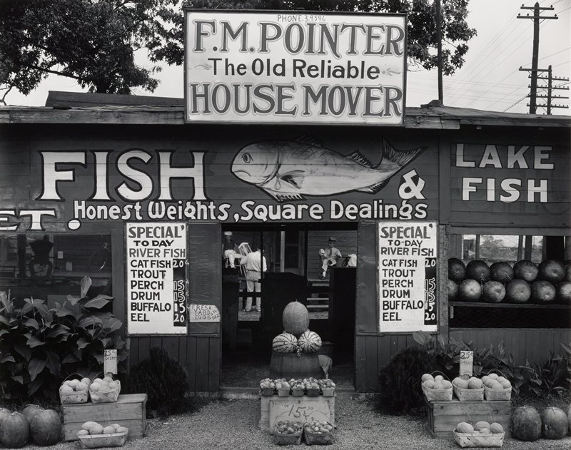 Fish Market near Birmingham, Alabama, Walker Evans Mia