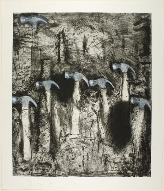 Seven White Hammers, Jim Dine; Publisher Pace Editions, New York Mia