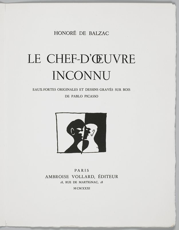 Le chef d'oeuvre Inconnu (The Unknown Masterpiece), Pablo Picasso