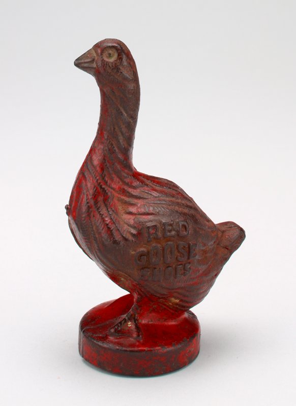 "Red Goose Shoes" still bank, Arcade Manufacturing Company Mia