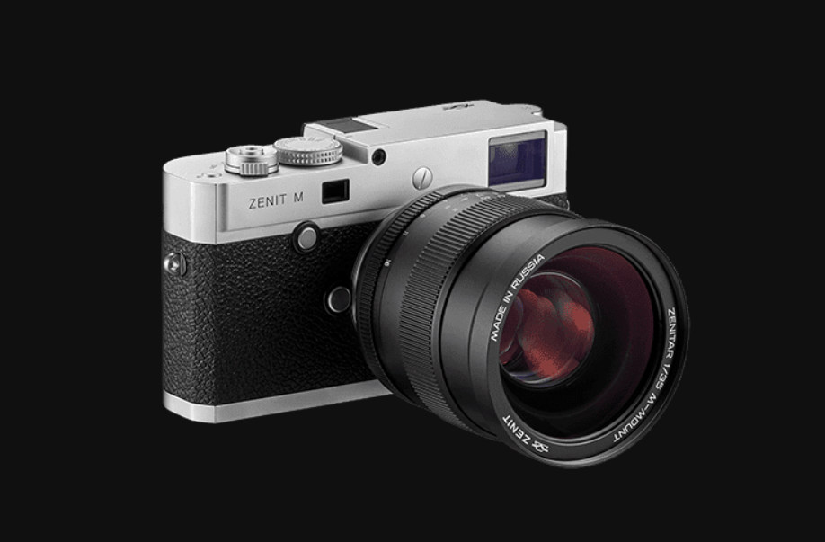 Zenit M fullframe rangefinder camera made in collaboration with Leica
