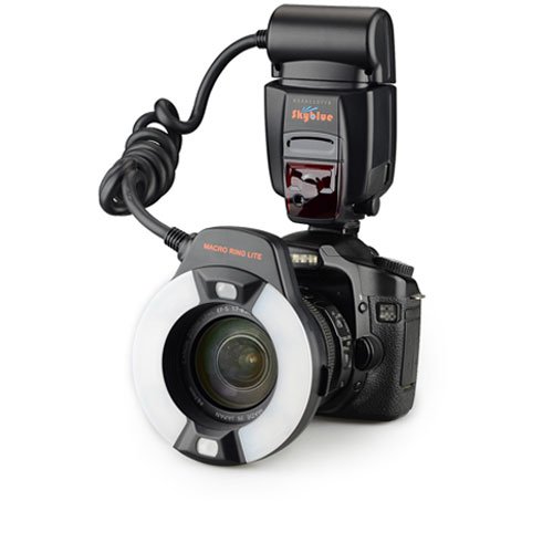 Meike MK14EXT Macro TTL ring flash Canon EOS 7D / 10D 90D Talk