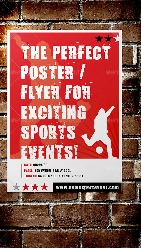 Sport Event Poster / Flyer GraphicRiver