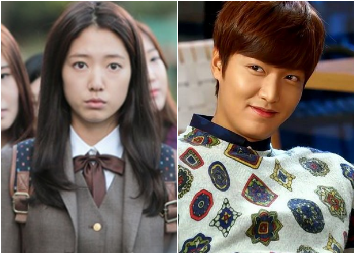 Lee Min Ho and Park Shin Hye Meet at School in "The Heirs" Episode 5