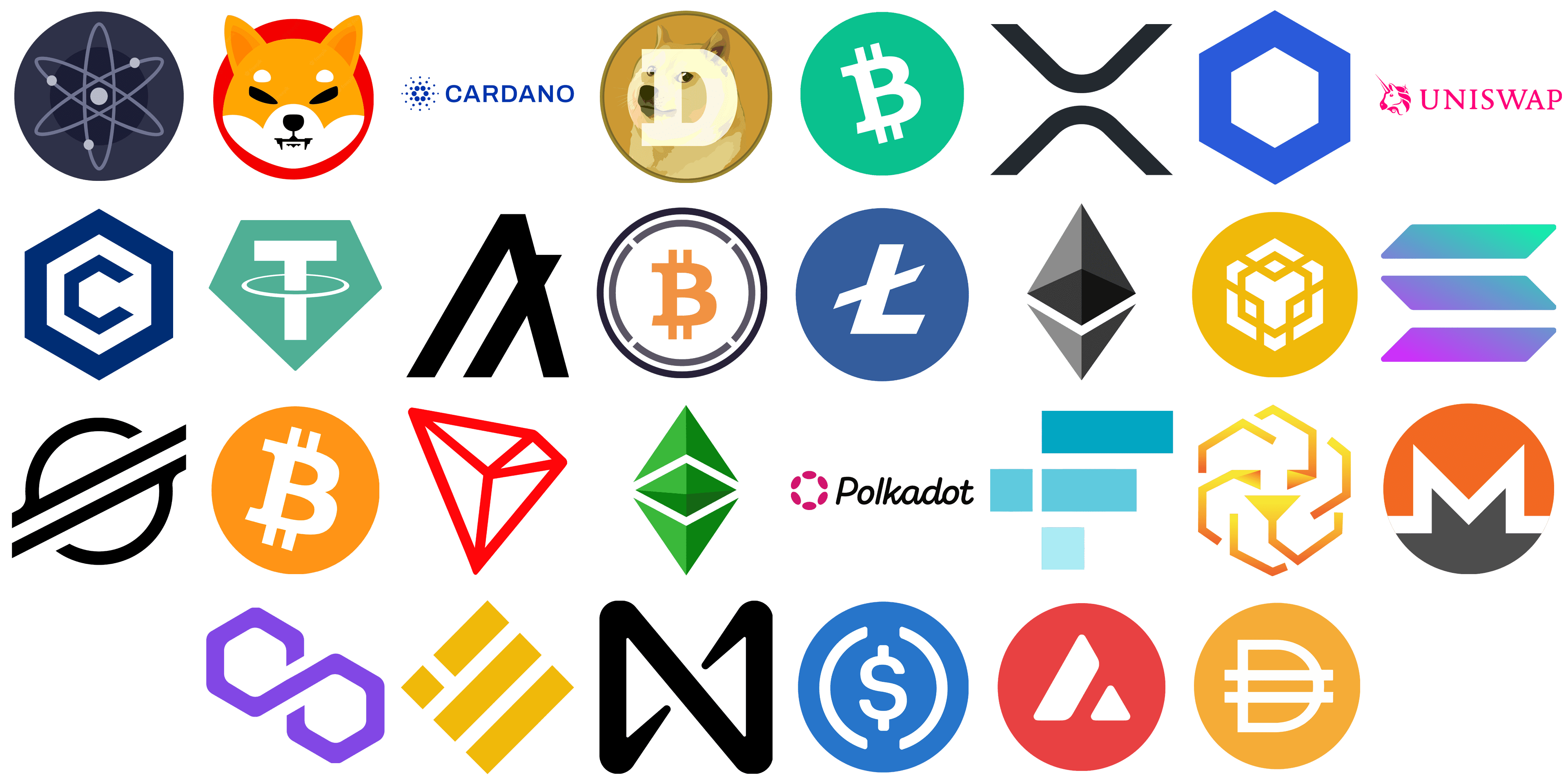 Popular Crypto Logos