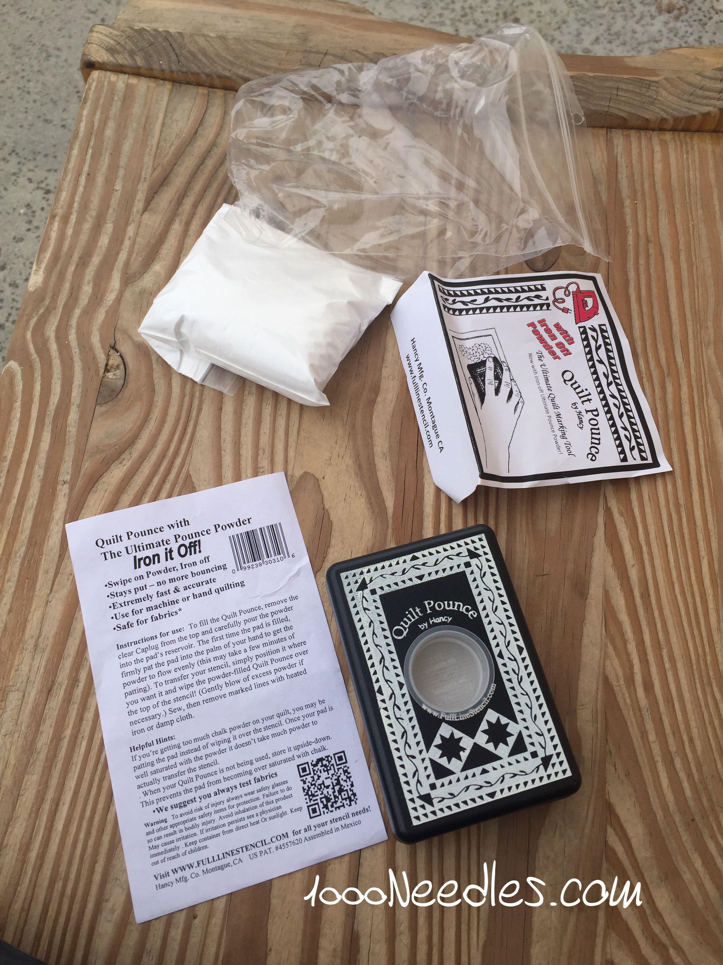 How to load a Quilt Pounce Thousand Needles